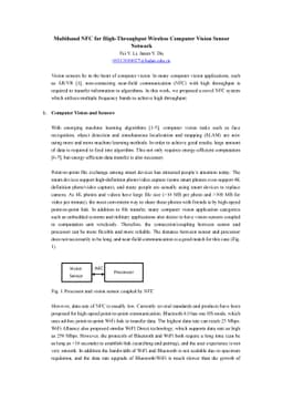 Multiband NFC for High-Throughput Wireless Computer Vision Sensor
  Network
