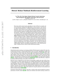 Distral: Robust Multitask Reinforcement Learning