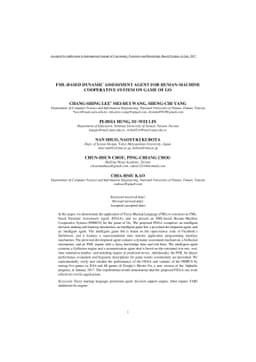 FML-based Dynamic Assessment Agent for Human-Machine Cooperative System
  on Game of Go