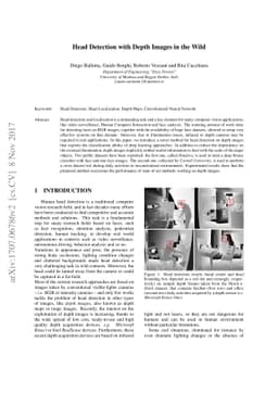 Head Detection with Depth Images in the Wild