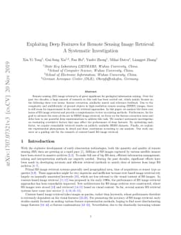 Exploiting Deep Features for Remote Sensing Image Retrieval: A
  Systematic Investigation