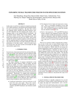 Exploring Neural Transducers for End-to-End Speech Recognition