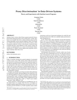 Proxy Non-Discrimination in Data-Driven Systems