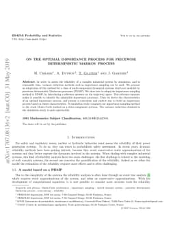Monte-Carlo acceleration: importance sampling and hybrid dynamic systems