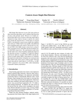 Context-Aware Single-Shot Detector