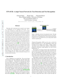 STN-OCR: A single Neural Network for Text Detection and Text Recognition