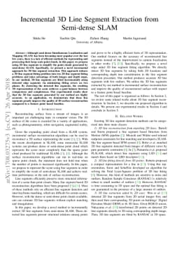 Incremental 3D Line Segment Extraction from Semi-dense SLAM