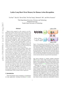 Lattice Long Short-Term Memory for Human Action Recognition
