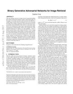 Binary Generative Adversarial Networks for Image Retrieval