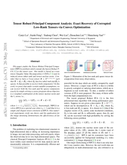 Tensor Robust Principal Component Analysis: Exact Recovery of Corrupted
  Low-Rank Tensors via Convex Optimization