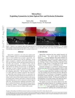 MirrorFlow: Exploiting Symmetries in Joint Optical Flow and Occlusion
  Estimation