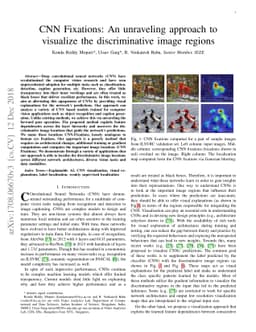 CNN Fixations: An unraveling approach to visualize the discriminative
  image regions