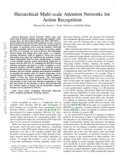 Hierarchical Multi-scale Attention Networks for Action Recognition
