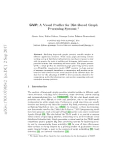 GiViP: A Visual Profiler for Distributed Graph Processing Systems