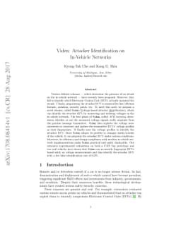 Viden: Attacker Identification on In-Vehicle Networks