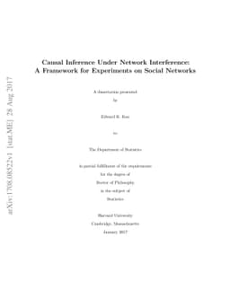 Causal Inference Under Network Interference: A Framework for Experiments
  on Social Networks