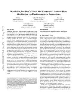 Watch Me, but Don't Touch Me! Contactless Control Flow Monitoring via
  Electromagnetic Emanations