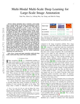 Multi-Modal Multi-Scale Deep Learning for Large-Scale Image Annotation