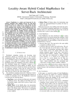 Locality-Aware Hybrid Coded MapReduce for Server-Rack Architecture