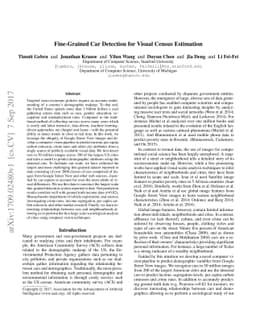 Fine-Grained Car Detection for Visual Census Estimation