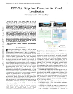 DPC-Net: Deep Pose Correction for Visual Localization