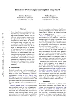 Limitations of Cross-Lingual Learning from Image Search