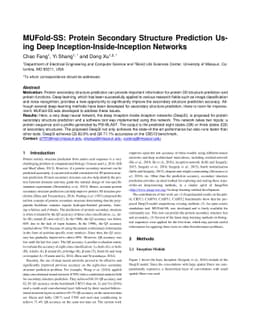 MUFold-SS: Protein Secondary Structure Prediction Using Deep
  Inception-Inside-Inception Networks