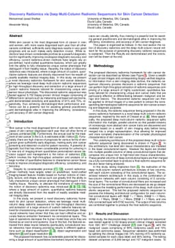 Discovery Radiomics via Deep Multi-Column Radiomic Sequencers for Skin
  Cancer Detection