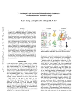Learning Graph-Structured Sum-Product Networks for Probabilistic
  Semantic Maps