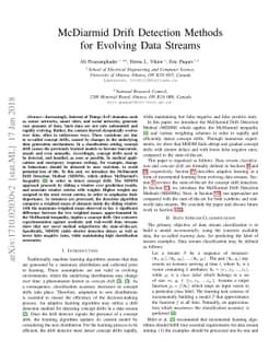 McDiarmid Drift Detection Methods for Evolving Data Streams