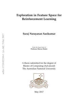 Exploration in Feature Space for Reinforcement Learning