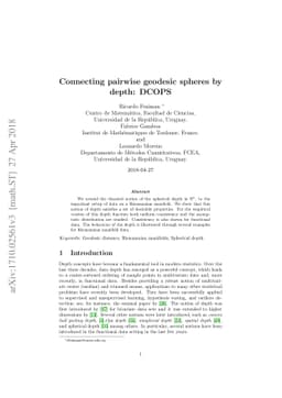 Connecting pairwise spheres by depth: DCOPS