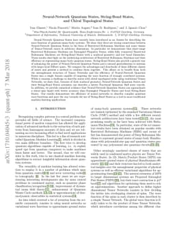 Neural-Network Quantum States, String-Bond States, and Chiral
  Topological States