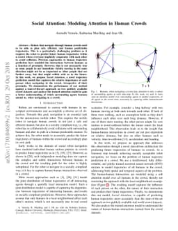 Social Attention: Modeling Attention in Human Crowds