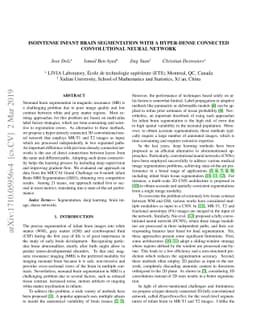 Isointense Infant Brain Segmentation with a Hyper-dense Connected
  Convolutional Neural Network