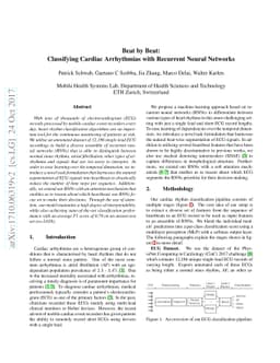 Beat by Beat: Classifying Cardiac Arrhythmias with Recurrent Neural
  Networks