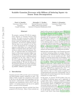 Scalable Gaussian Processes with Billions of Inducing Inputs via Tensor
  Train Decomposition