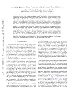 Identifying Quantum Phase Transitions with Adversarial Neural Networks