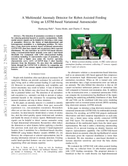 A Multimodal Anomaly Detector for Robot-Assisted Feeding Using an
  LSTM-based Variational Autoencoder