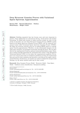 Deep Recurrent Gaussian Process with Variational Sparse Spectrum
  Approximation