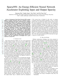 SparseNN: An Energy-Efficient Neural Network Accelerator Exploiting
  Input and Output Sparsity