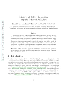 Mixtures of Hidden Truncation Hyperbolic Factor Analyzers