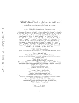 INDIGO-DataCloud:A data and computing platform to facilitate seamless
  access to e-infrastructures