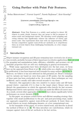Going Further with Point Pair Features