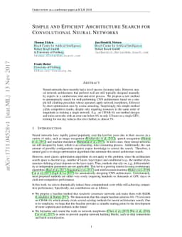 Simple And Efficient Architecture Search for Convolutional Neural
  Networks