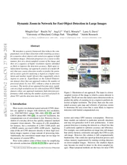 Dynamic Zoom-in Network for Fast Object Detection in Large Images