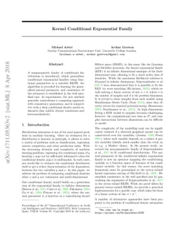 Kernel Conditional Exponential Family