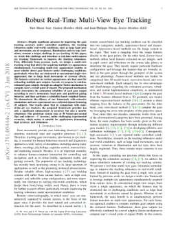 Robust Real-Time Multi-View Eye Tracking