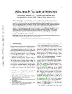 Advances in Variational Inference