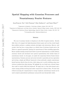 Spatial Mapping with Gaussian Processes and Nonstationary Fourier
  Features
